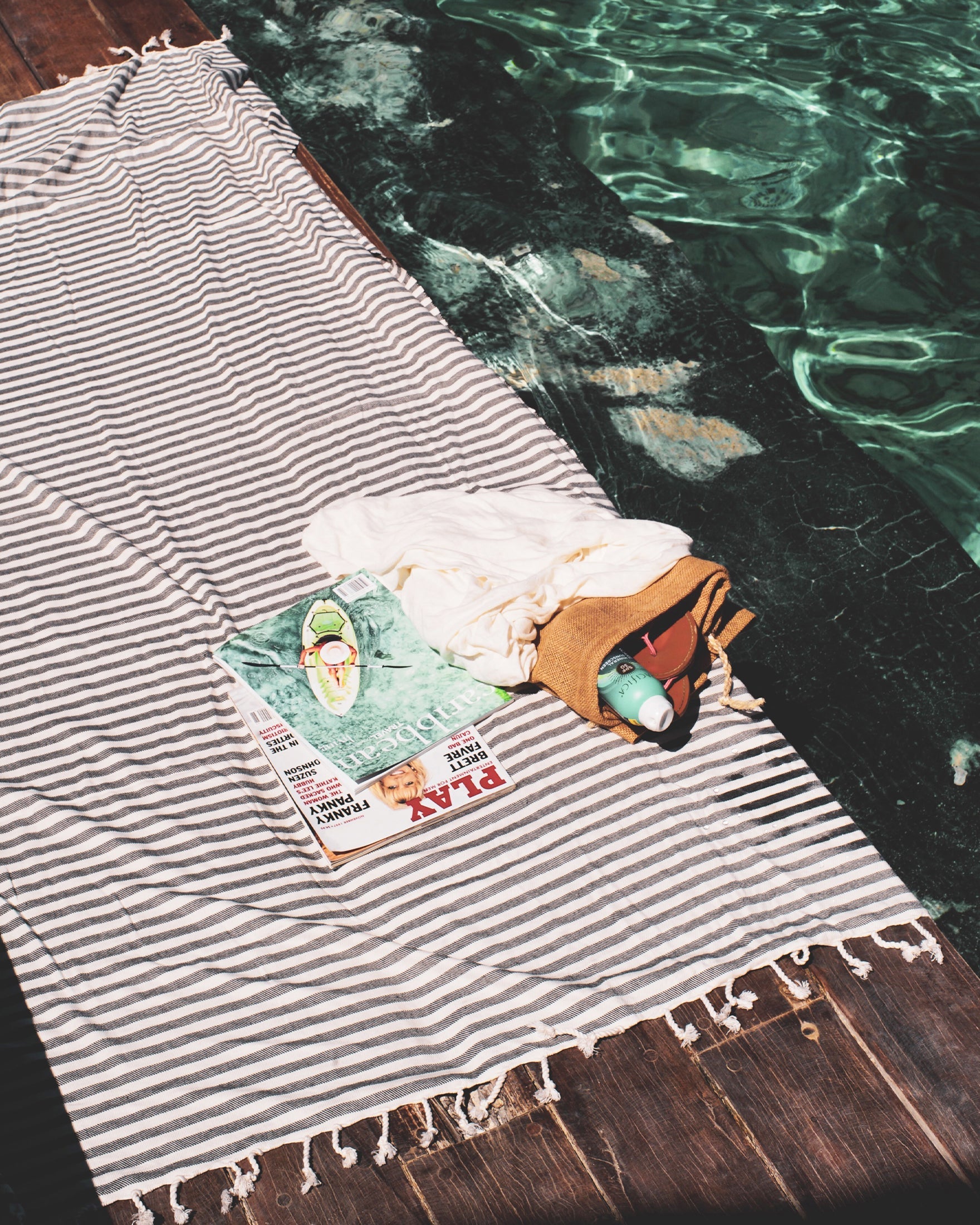 Saint-Tropez • Sand Free Beach Towel by Sunkissed