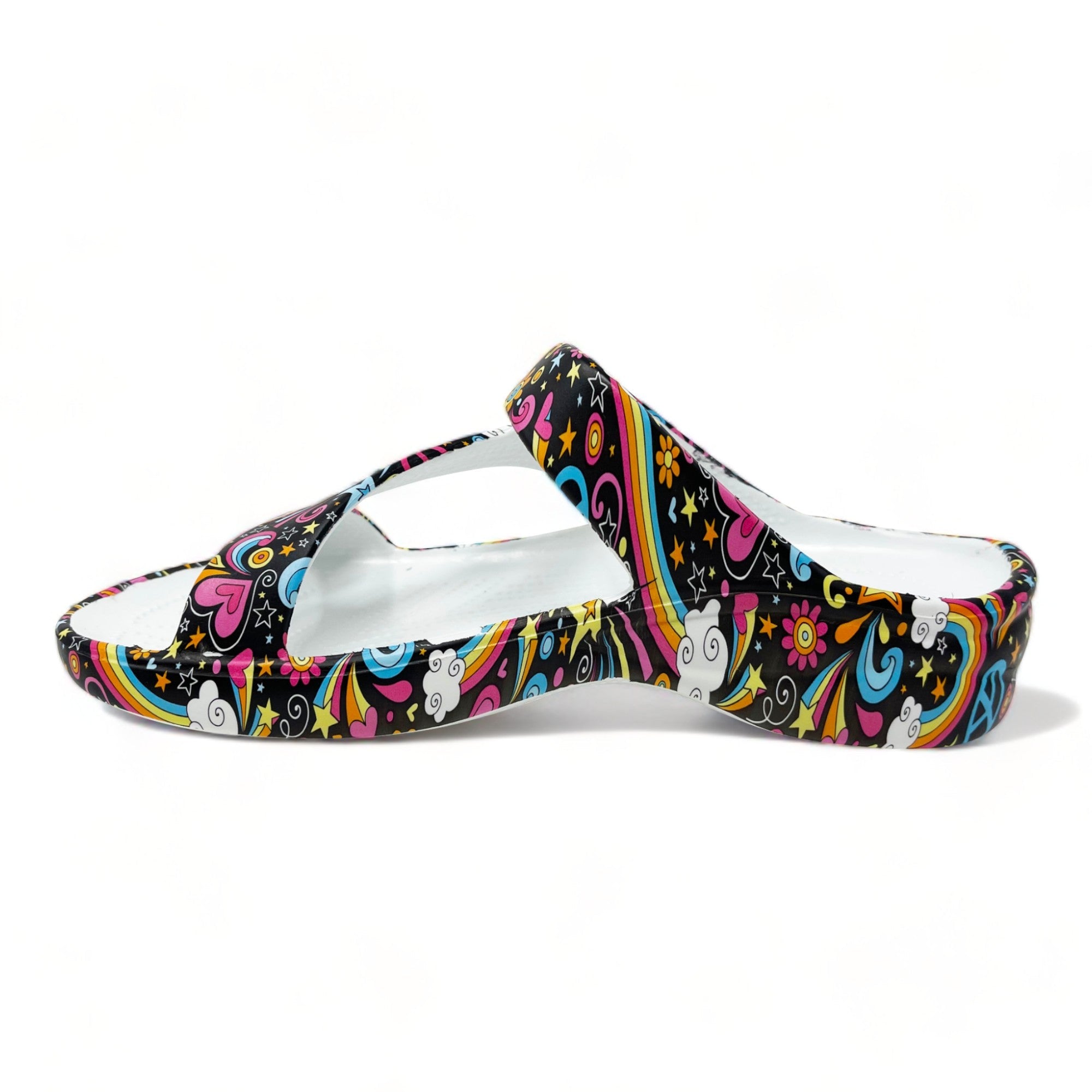 DAWGS Women's PAW Print Z Sandals- Feelin' Groovy