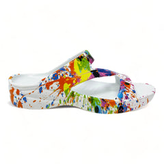 DAWGS Women's PAW Print Z Sandals - Artist Palette