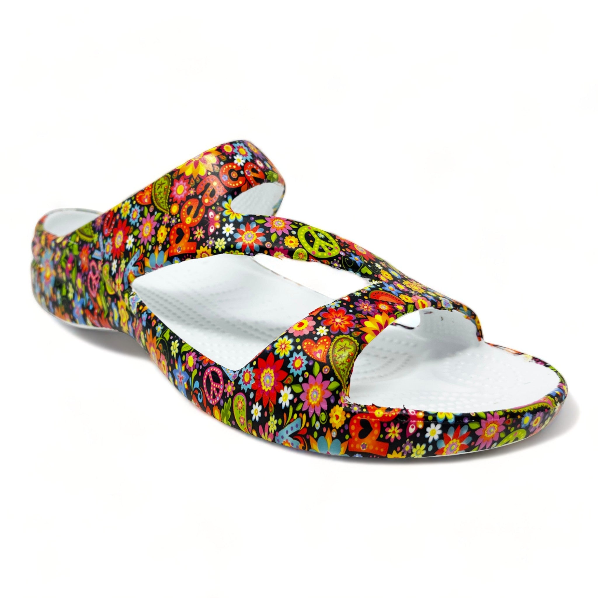 DAWGS Women's PAW Print Z Sandals - Peace Out