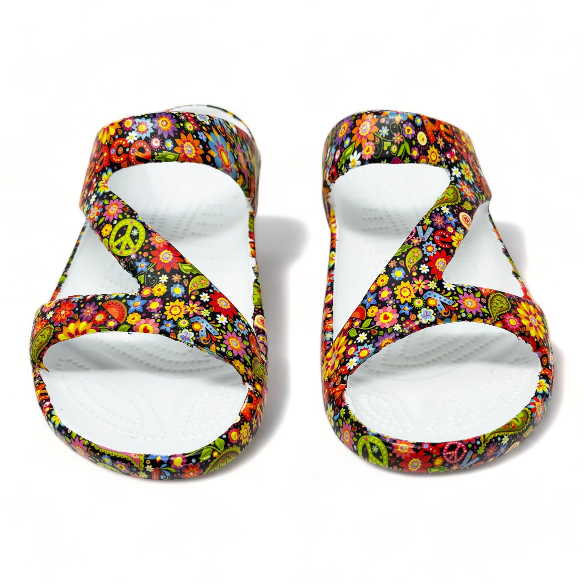 DAWGS Women's PAW Print Z Sandals - Peace Out