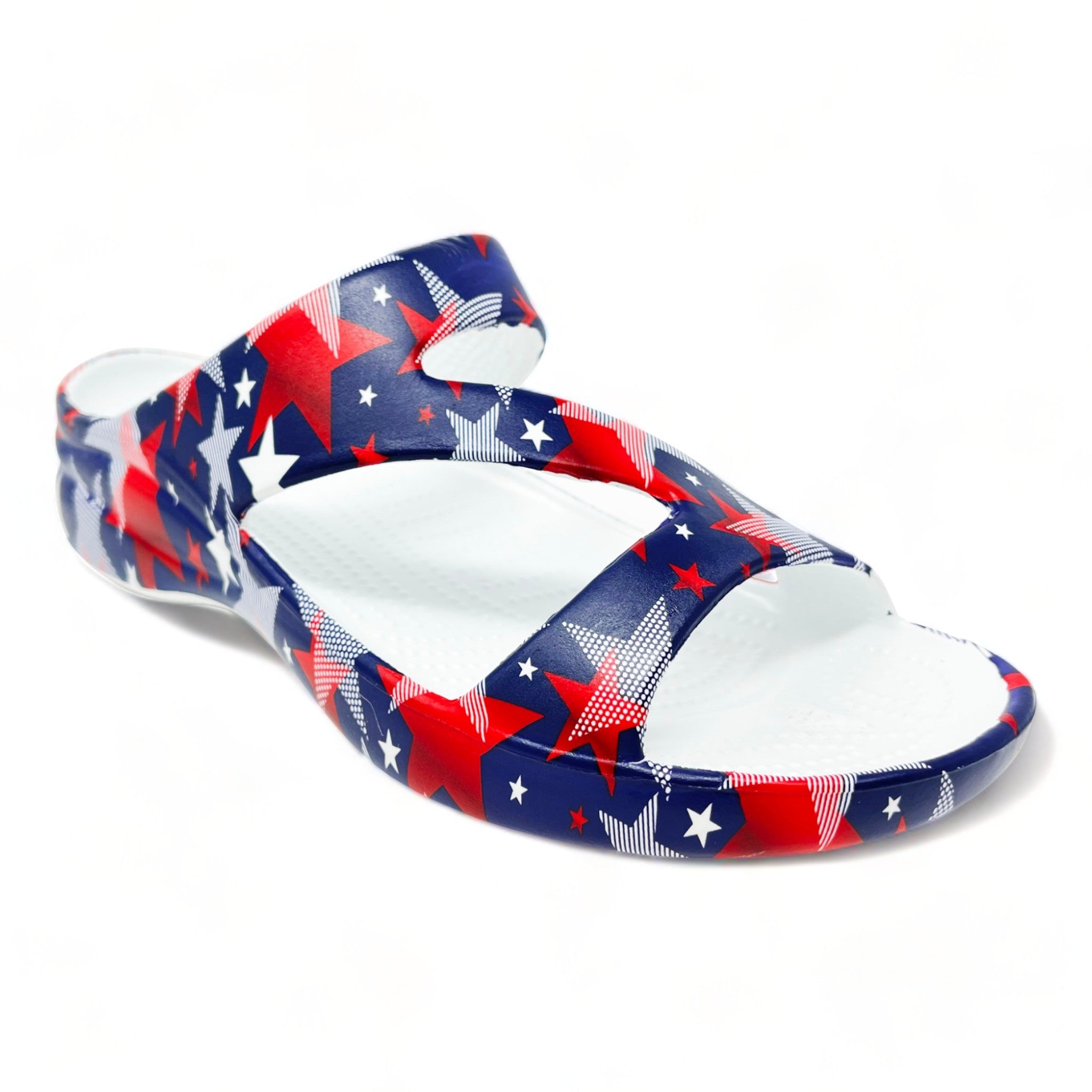 DAWGS Women's PAW Print Z Sandals - Stars Forever