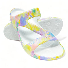 DAWGS Women's PAW Print Z Sandals - Impressionist