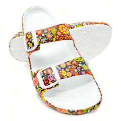 DAWGS Women's PAW Print Adjustable 2-Strap Sandals - 4 Patterns