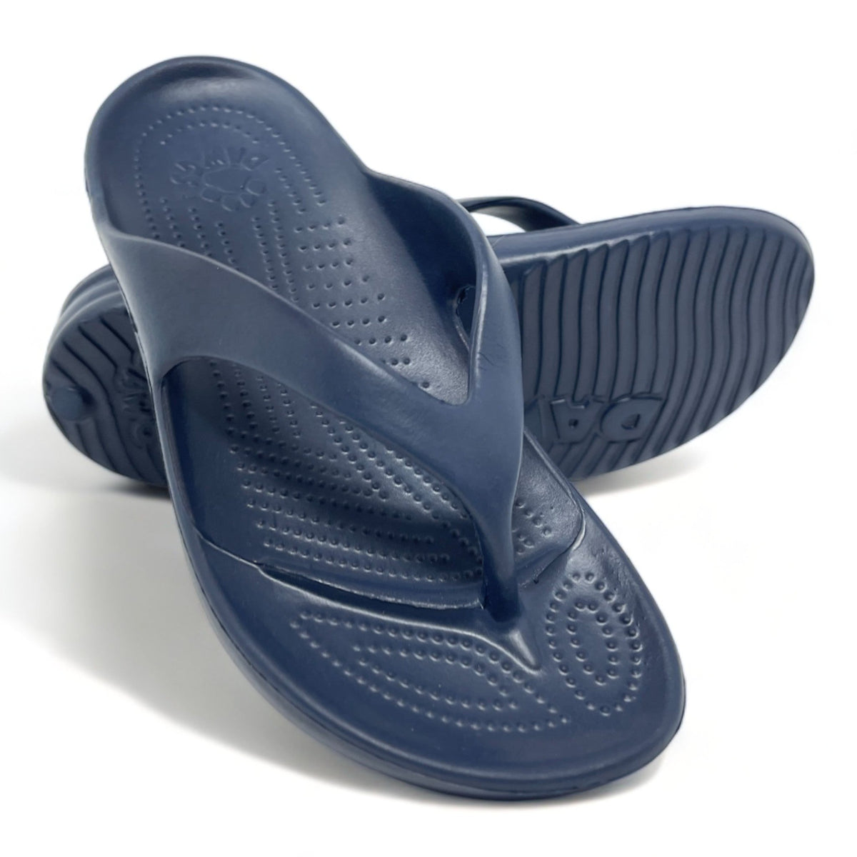 DAWGS Women's Flip Flops - Navy Blue