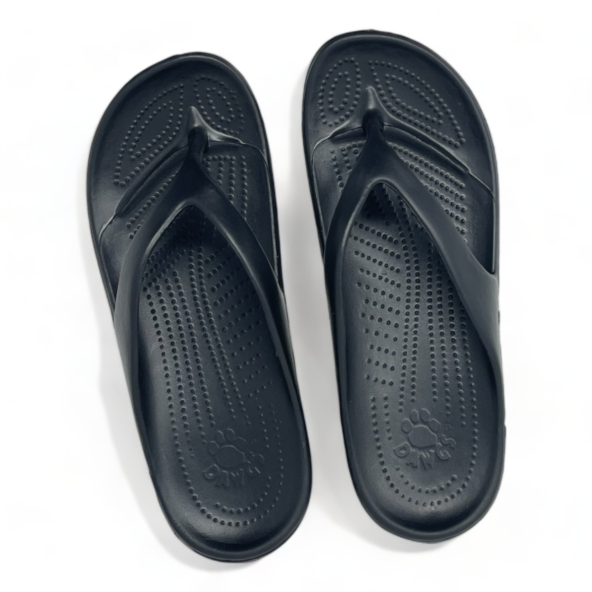 DAWGS Men's Flip Flops - Black