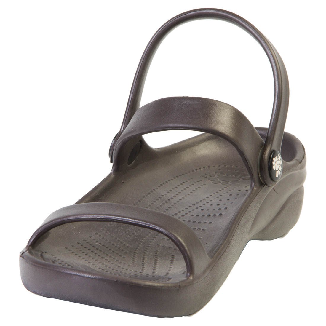 DAWGS Women's 3-Strap Sandals - Dark Brown