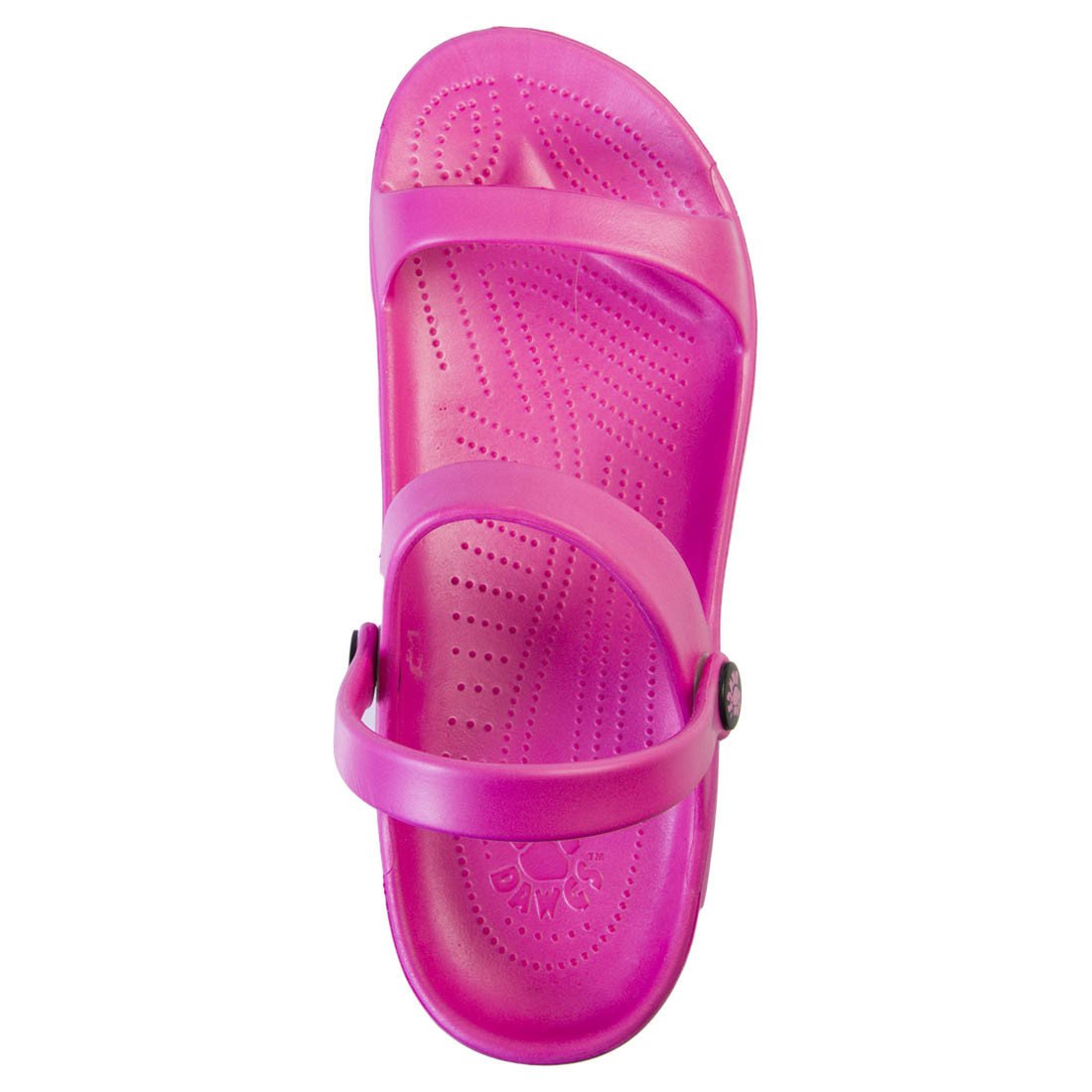 DAWGS Women's 3-Strap Sandals - Hot Pink