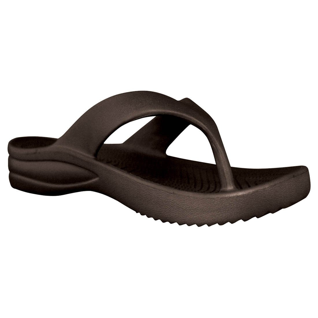 DAWGS Women's Flip Flops - Dark Brown